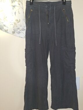 American Eagle Women's Dark Gray Cargo Pants